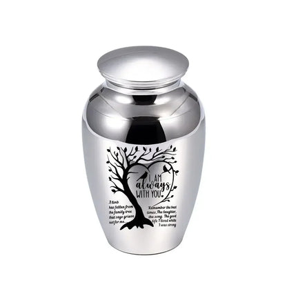 Family pet Life tree cremation jar
