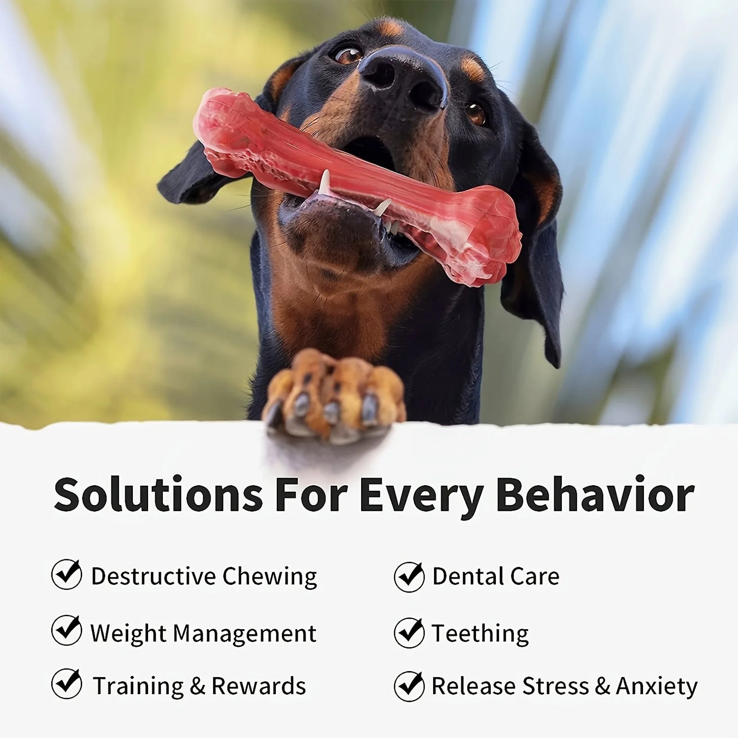 Durable dog chew toys for powerful chewing dogs,