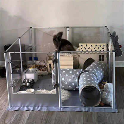 1Pc Large Acrylic Play And Whelping Pen For Dogs