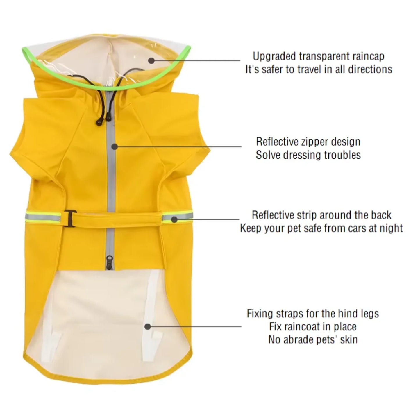 Waterproof designer hoodies for large dogs