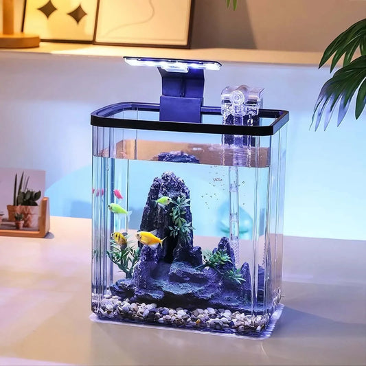 Mini Living Room Desktop  Oxygen Generator Aquarium