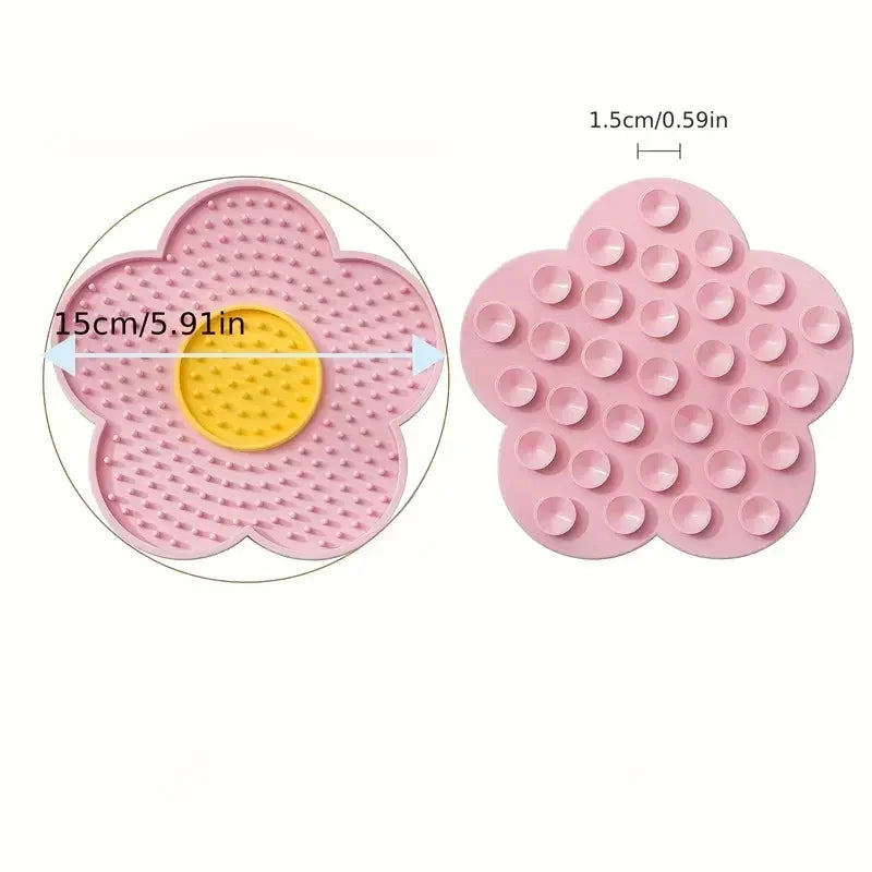 Sunflower Shaped Dog and Cat Licking Pads