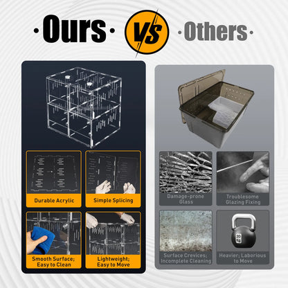 Acrylic Pet Reptile Cage Breeding Box