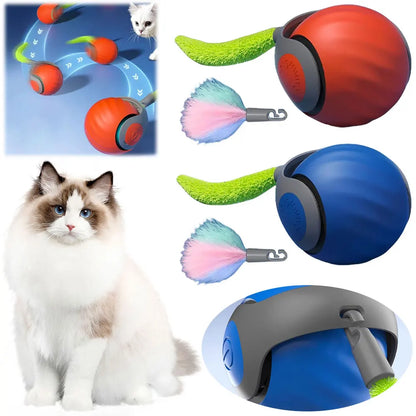 Electronic interactive smart dog/cat toy