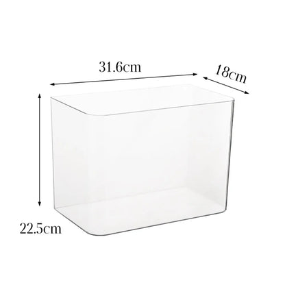 Transparent turtle/fish tank aquarium