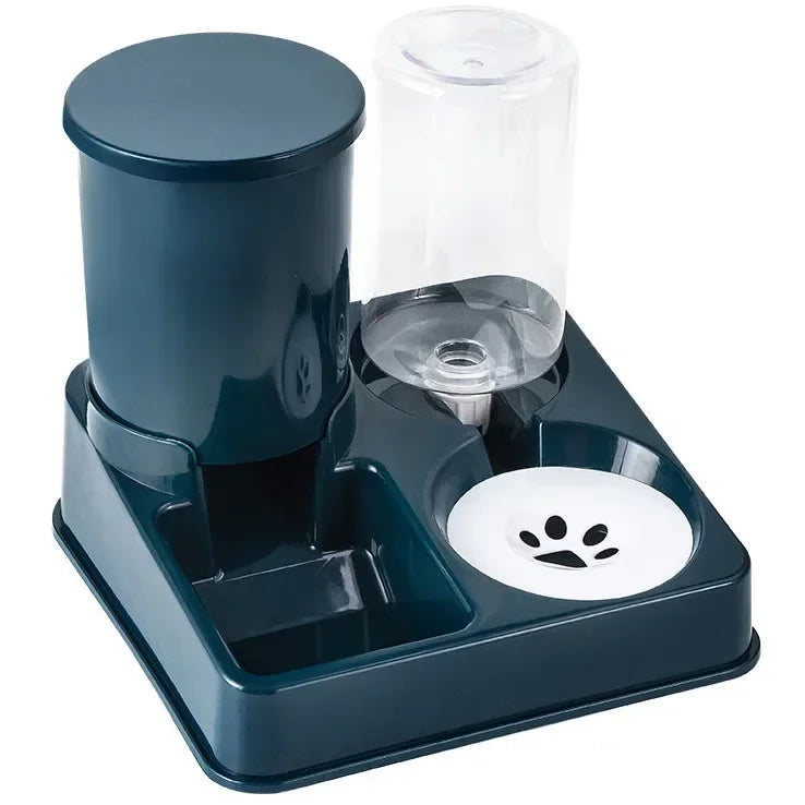 Automatic pet food and Water Dispenser Set,