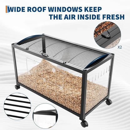 Hamster/Rodent Cage with Wheels,