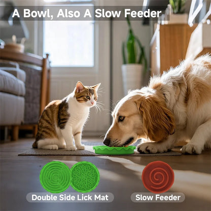 5-in-1 Burger Pet Bowls Set -